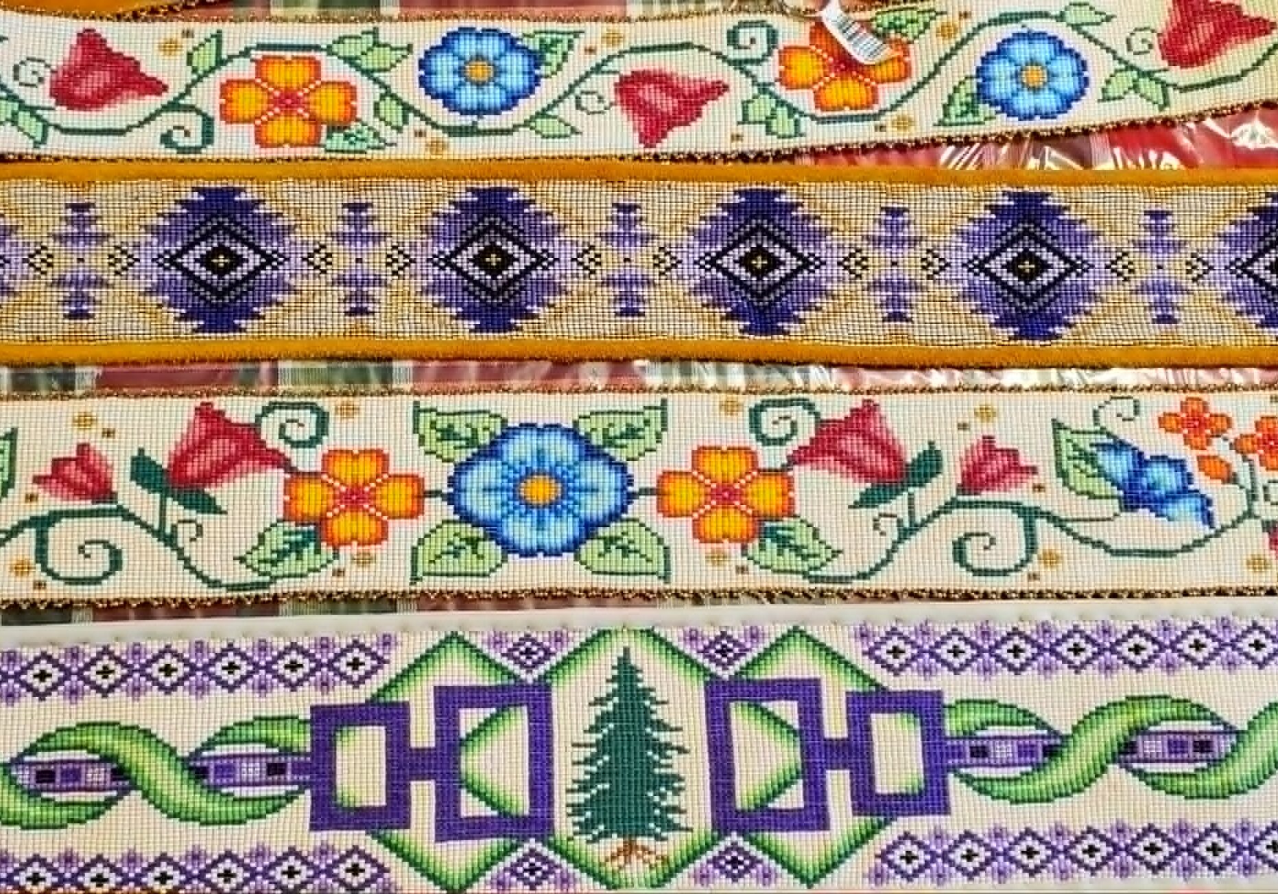 Fire Loom Creations, belts, loom beading